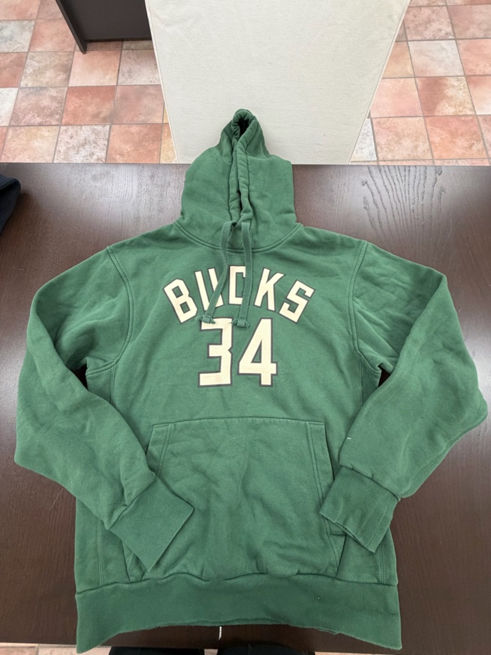 One small Nike Bucks basketball sweatshirt